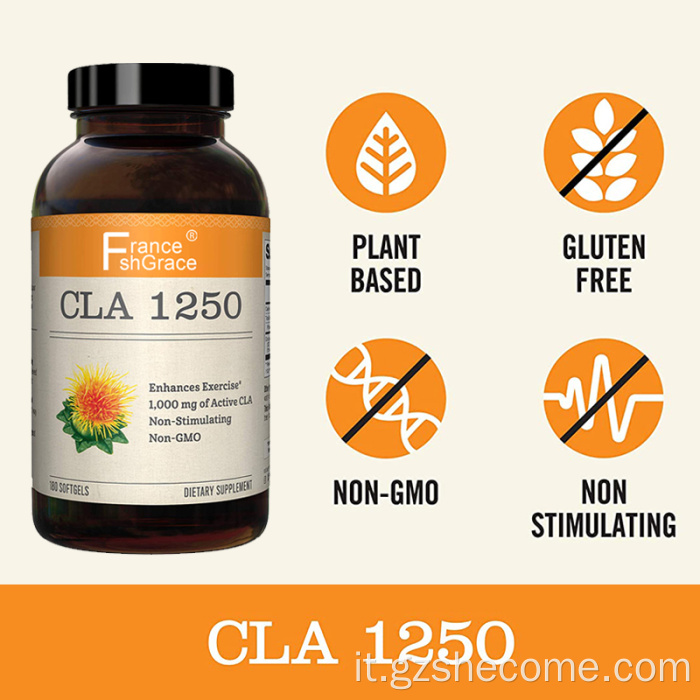 Supplemento di acido linoleico coniugato CLA per le donne